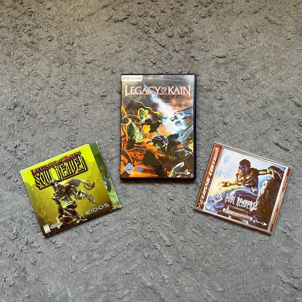 Legacy of Kain PC Game Bundle Soul Reaver 1 2 Defiance Eidos Crystal Dynamics